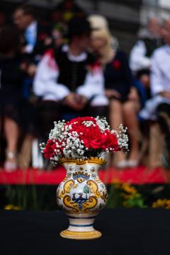 Izjemen obisk zaznamoval 50. Dneve narodnih noš in oblačilne dediščine v Kamniku (Blaž T. Muc)  (153)